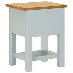 Acheter vidaXL Table de chevet 36x30x47 cm Bois de chêne massif