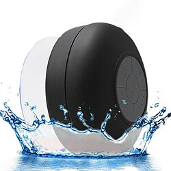 Yonis Enceinte Waterproof Bluetooth Puissante 3W Enceinte Waterproof Bluetooth Pour iPhone iPad Son Pur Et Puissant 3W Black YONIS