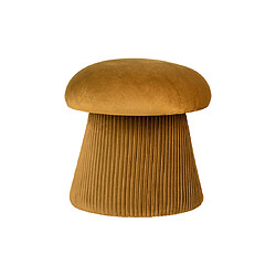 Lisa Design Bobly - pouf - en velours Bobly - pouf - en velours - Ocre