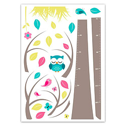 Stc Sticker enfant Arbre - 70 x 50 cm - Multicolore