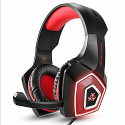 Justgreenbox Game Headset Large RGB Light-emitting Wired Headphone 