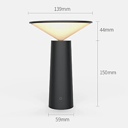 Avis Wewoo Lampe de chevet chambre à coucher simple et chaleureuse maison créative étude noir