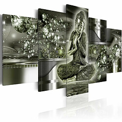 Paris Prix Tableau Imprimé Buddha Smeraldo 50 x 100 cm 