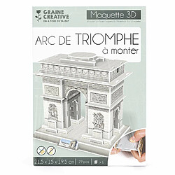 Graines Creatives Maquette à construire Arc de Triomphe