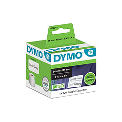 Rouleau d'Étiquettes Dymo 99014 54 x 101 mm LabelWriter™ Blanc Noir (6 Unités)