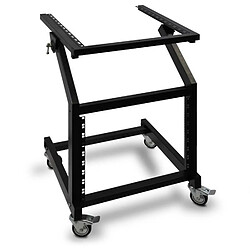 KARMA RACK190 - Rack régie 19'' 12 + 9 U, Rack 190, 2 pour loger un double lecteur CD, table de mixage, amplificateur 