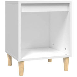 Acheter vidaXL Tables de chevet 2 pcs Blanc 40x35x50 cm