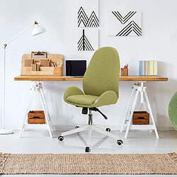 Siège de bureau / Siège pivotante AVEA I tissu vert hjh OFFICE pas cher