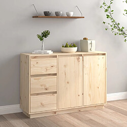 Maison Chic Buffet,Meuble de Rangement,commode pour salon,Cuisine 111x34x75 cm Bois massif de pin -MN13470