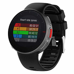 Wewoo Bracelet pour montre connectée Smartwatch avec de POLAR Vantage V Noir