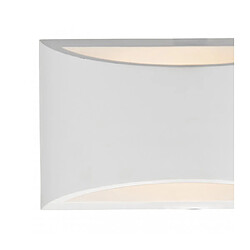 Luminaire Center Applique murale Hove blanc et plâtre 1 ampoule