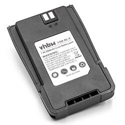 vhbw Li-Ion batterie 2000mAh (7.4V) pour téléphone portable mobil smartphone Baofeng UV-6, UV-6R 