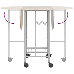 Acheter Ensemble de salle à manger pliable 5 pcs,Ensemble de salle à manger MDF -MN12023