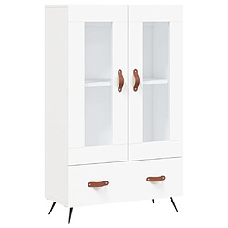 Maison Chic Buffet,Meuble de Rangement,commode pour salon,Cuisine blanc 69,5x31x115 cm bois d'ingénierie -MN50054