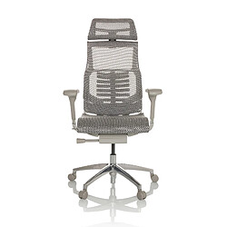 Chaise de bureau / Fauteuil de direction DYNAFIT II G Tissu maille gris clair hjh OFFICE