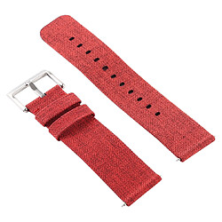 Wewoo Bracelet pour montre connectée Dragonne en toile mode simple Fitbit Versa / 2 orange foncé 