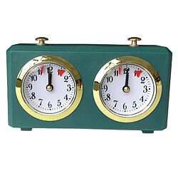 Maître Tournoi D'échecs Analogique Horloge Enfants Cadeaux Précis Vent-Up Multi Échiquier Jeux Accessoires, Vert