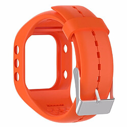 Wewoo Bracelet pour montre connectée en silicone Smart Watch POLAR A300 Orange 