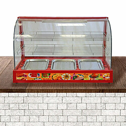 Monstershop KuKoo Vitrine Chauffe-Plats Électrique 90cm Kukoo - Vitrine Chauffe-Plats Électrique 90cm