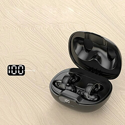 S518 Bluetooth Écouteurs Oreille Clip Confortable Tws Casque Sans Fil Réduction Du Bruit Musique Casque Noir 