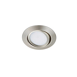 Lumière Downlight encastrable rond moderne nickel mat 3000K