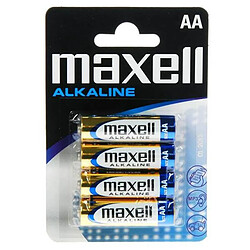 Maxell Pile Alcaline AA x 4 LR6