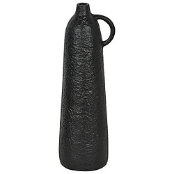 Beliani Aluminium Vase décoratif 33 cm Noir MARKHA