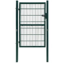 vidaXL Portillon 2D (simple) Vert 106x210 cm