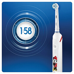 Oral-B Pro2 Junior Minnie Enfant Brosse à dents rotative oscillante Blanc