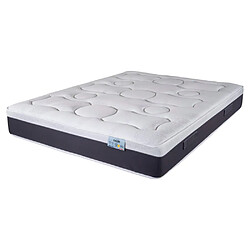 Ebac Matelas 160x200 Rueda - Ressorts ensachés - Hauteur 27 cm - Soutien ferme