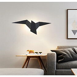 Universal Nouvelle lampe murale à oiseaux, lumière modélisée pour le mur de fond, salon, chambre, allée, lit, lumière chaude. 