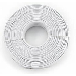 Gembird TC1000S-100M 100m Blanc câble de téléphone (Gembird flat telephone cable stranded wire 100m, white)