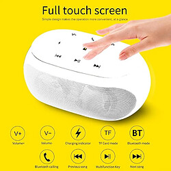 Yonis Enceinte Bluetooth Sans Fil Avec Boutons Tactiles Et Support Auxiliaire