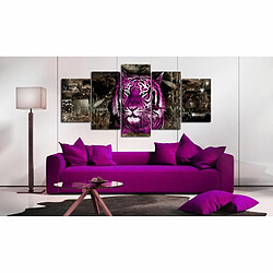 Paris Prix Tableau Imprimé Purple King 100 x 200 cm