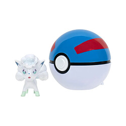 Jazwares Pokémon - Clip'n'Go Poké Balls Goupix d'Alola & Poké Ball