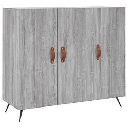 Maison Chic Buffet,Meuble de Rangement,commode pour salon,Cuisine sonoma gris 90x34x80 cm bois d'ingénierie -MN87684