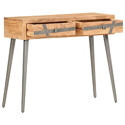 Avis Maison Chic Table console | Meuble d'entrée | Table d'appoint 90 x 30 x 75 cm Bois d'acacia massif -GKD85038