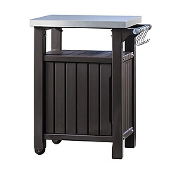 Keter Table d'extérieur multifonctionnelle de barbecue Unity L 228936 