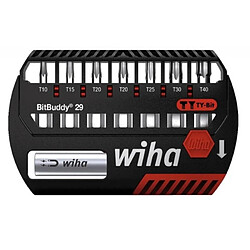 Wiha Coffret BitBuddy de 7 embouts TY 29 mm 1 porteembout magnétique 1xT10 1xT15 2xT20 1xT25 1xT30 1xT40 