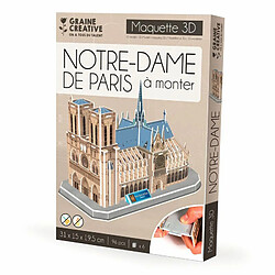 Graines Creatives Maquette Notre Dame de Paris à construire soi-même