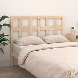 Avis Maison Chic Tête de lit scandinave pour lit adulte,Meuble de chambre 205,5x4x100 cm Bois massif de pin -MN45141