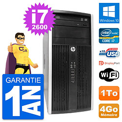 PC Tour HP Compaq Pro 6300 CMT Intel i7-2600 RAM 4Go Disque 1To Windows 10 Wifi · Occasion 