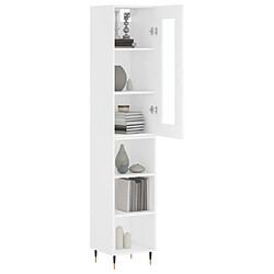 Avis Maison Chic Buffet,Meuble de Rangement,commode pour salon,Cuisine Blanc 34,5x34x180 cm Bois d'ingénierie -MN89948