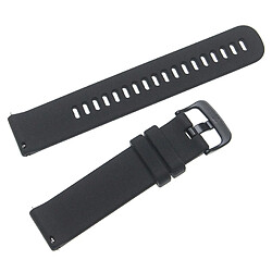 vhbw bracelet compatible avec Garmin Venu SQ montre connectée - 12,1 + 9,2 cm silicone noir