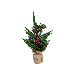 Sapin de Noël Romimex Rouge Vert Doré Gui 35 x 60 x 35 cm