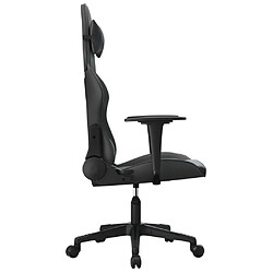 Acheter Maison Chic Chaise de jeu, Chaise gaming de massage, Fauteuil gamer d'ordinateur,Chaise de Bureau noir similicuir -GKD40494