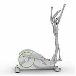 Zipro Wave White magnetic elliptical trainer Pour la maison | Jusqu'à 120 kg | Appareil de fitness avec support de tablette | Appareil pour l'entraînement des bras et des jambes | Poids de la roue d'inertie 5 kg