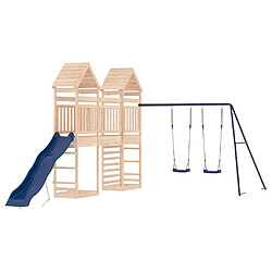 Maison Chic Aire de jeux d'extérieur | Maisonnette de jeu | Maison pour enfants bois de pin massif -GKD90428