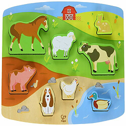 Hape International Hape - Puzzle Figurines Animaux de la Ferme, E1454