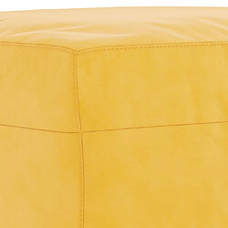 Acheter vidaXL Banc Jaune 70x35x41 cm Velours